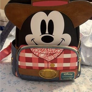 Loungefly Disney Mickey Mouse Cowboy Backpack